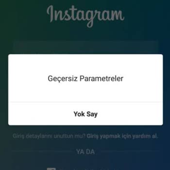 Instagram Hesabı Şifresi Yenilenmiyor
