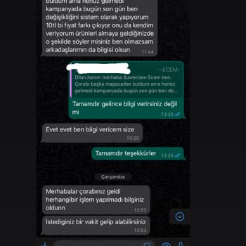 Alsancak Suwen Çalışanlarının Dikkatsizliği Ve Müşteriyi Mağdur Etmesi