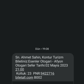 Kontur Turizm Bilet İptali İçin Aradım Fakat İptal Edilmedi Param Da Boşa Gitti