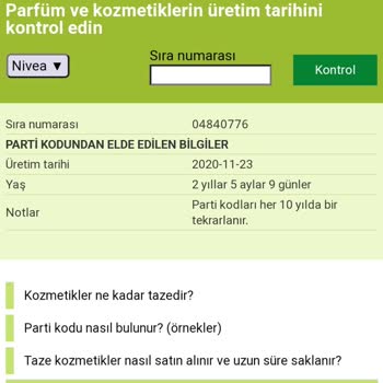 Nivea Resmi Satıcı Onlineda Son Kullanma Tarihi Geçmiş Ürün Satıyor!