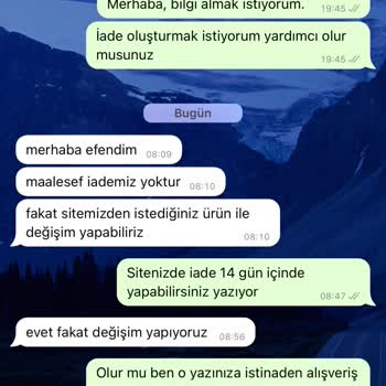 By Tuğçe Kaya İade Olmasına Rağmen Almayan Site