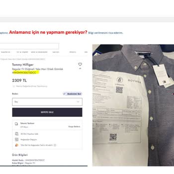 Boyner Hatalı Ürün Gönderimi