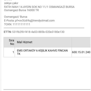 Emsan Mutfak Ürünüm Kayıp Ya Da Hiç Edildi