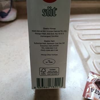 Burdan Süt Ve Süt Ürünleri Buradan Marka Bozuk Süt