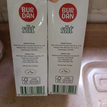 Burdan Süt Ve Süt Ürünleri Buradan Marka Bozuk Süt