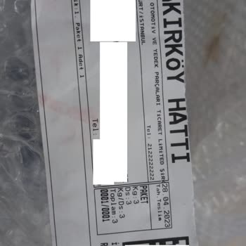 Mahan Otomotiv Ve Yedek Parçaları Mahan Otomotiv Ve Yedek Parçalar - Hatalı Gelen Ürün