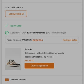 Bershka 6 Günde Yırtılan Ayakkabı