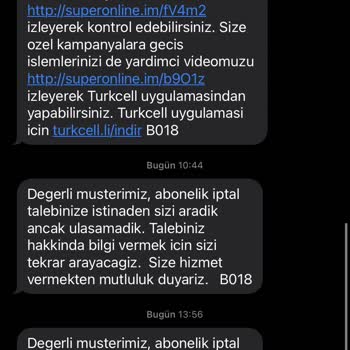 Superonline İptal İşlemlerini Gerçekleştirmiyor