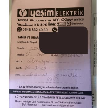 Electrolux 4 Aydır Ürünümü Temin Etmiyor
