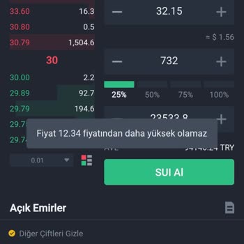 Binance Sui Coin Satışı