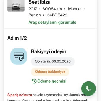 Vavacars Araç Gösterimi Ve Rezerve Tutarı İadesi Hakkında