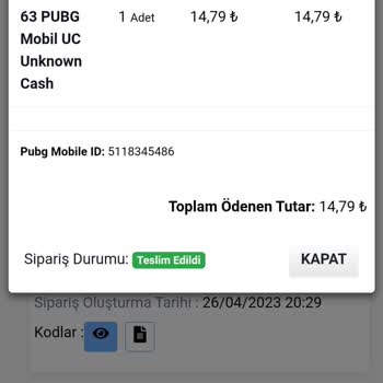 PUBG (Pubgmobile.com) E-posta Kaldırmak İstiyorum