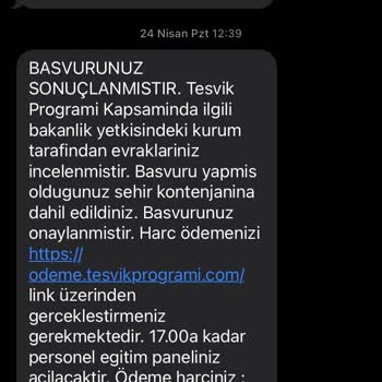 E-başvur Teşvik Programı Paramı Geri Ödemedi