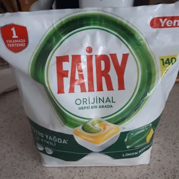 Fairy Bulaşık Makinesi Tablet Erimiyor