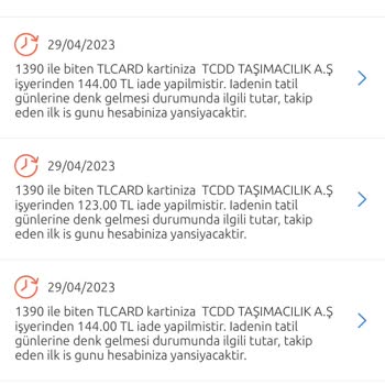 YHT (Yüksek Hızlı Tren) TCDD Bilet Para İadesi