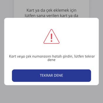 Sodexo Kart Hatası Hakkında