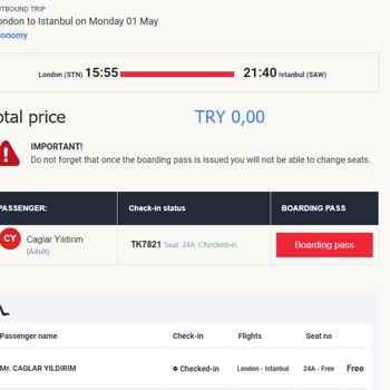 Anadolu Jet Londra-İstanbul Uçuşunda ''QR Kod'' Olmadığında Uçağa Binemedim!