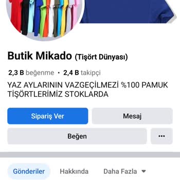 Tisortvar.shop Eksik Alakasız Ürün