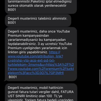 Türk Telekom Mobilden Sınırsız Youtube.com Paketi Aldım GB'lar Bitti