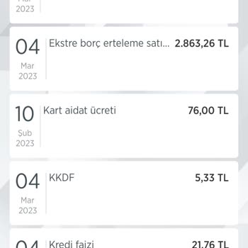 Ziraat Bankası Kart Aidat Ücret