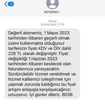 Netspeed Bir Yıl Dolmadan 2 Defa Zam Gelmesi