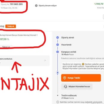 Hepsiburada'nın Banyo Dolabı Montajı İlgisizliği