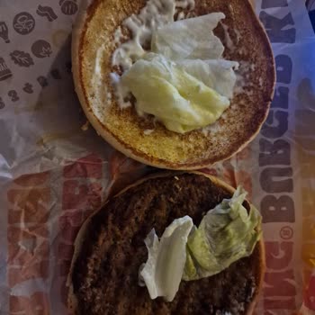 Burger King Whopper Soğuk Ve Boş Geldi