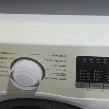 Sararma Çamaşır Makinesi Dış Aksam Sararması