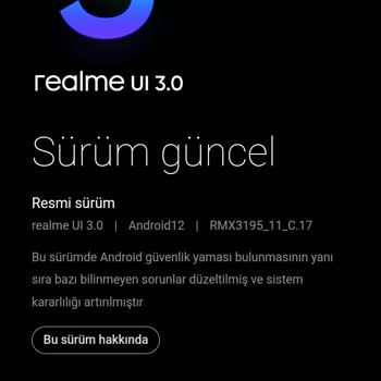 Realme C25s Yazılım Sorunu