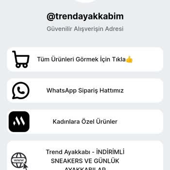 Trendayakkabim06 (Instagram) İade Yapmayan Sayfadan Alışveriş