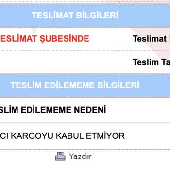 Aras Kargo Bozüyük Şubesi Kargomu Getirmiyor