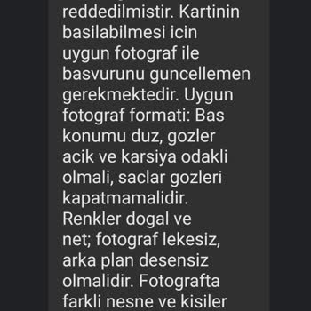 BELBİM (İstanbulkart) İBB Kartın Fotoğraf Reddedilmesi