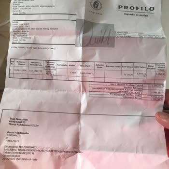 Profilo Ücret İadesi Yapmıyor