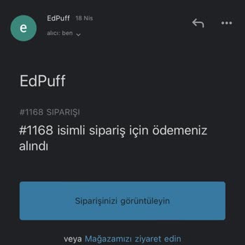 Edpuff.com Sipariş Gelmiyor Maile Geri Dönüş Yapılmıyor Para İadesi Yapılmıyor