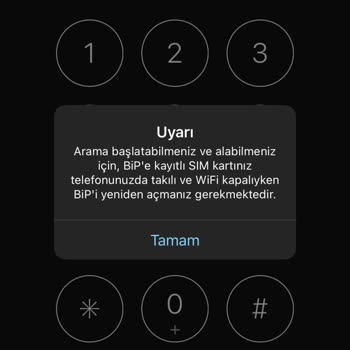 Bip Arama Yapamıyorum Arama Gelmiyor
