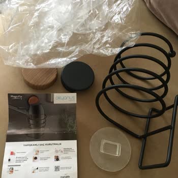 Okyanus Home Yapışkanlı Saç Kurutmalık Yanlış Parçalar