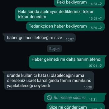 İyibuhar.co Sadece 6 Günde Bozulan Ürünle İlgilenmediler