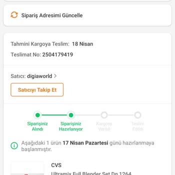 Trendyol Digiaworld Satıcısından Aldığım Ürün Nerede Öğrenemiyorum