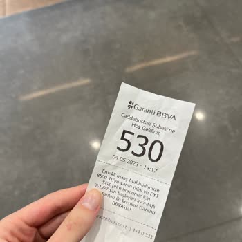 Garanti BBVA İşlem Sırası!