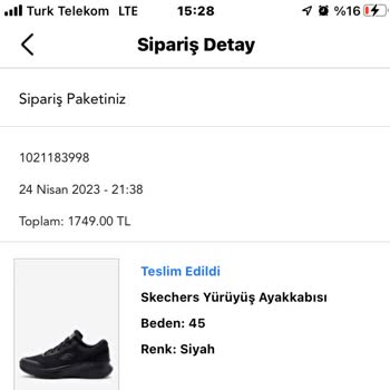 Boyner'den Sipariş Ettiğim Skechers Ayakkabı Küçük Geldi ve Değişim Yapamadım
