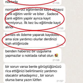 İkbal Betül Armağan Eğitiminde Sonradan Talep Edilen Fazladan Ücret
