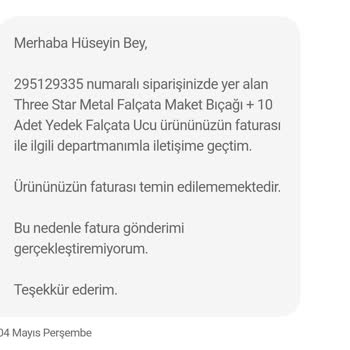 Hepsiburada Satın Alınan Ürünün Kesilmeyen Faturası Hakkında Mağduriyet