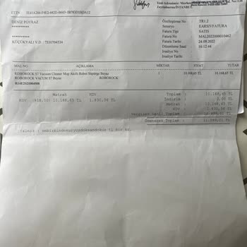 Vatan Bilgisayar Garantili Ürünü Kullanıcı Hatası Olduğunu Söylemesi