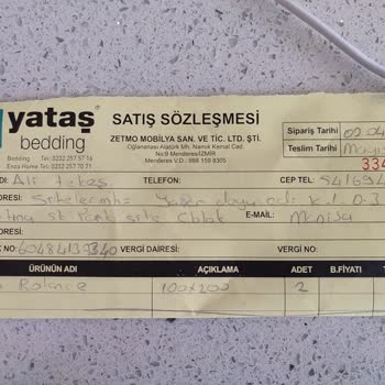 Yataş 1 Ayı Geçti, Yatakları Teslim Etmedi. Yeter Artık.