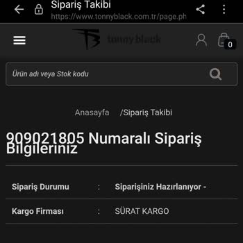 Tonny Black'ten Ayakkabı Siparişi Verdim, 12 Gündür Kargoya Verilmedi!