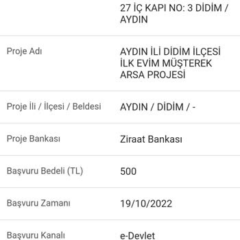 TOKİ Müşterek Arsa Para İadesi