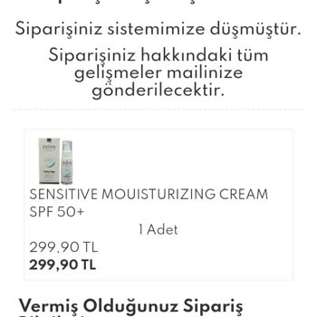 Derma Solutions&nbsp;Sipariş Teslim Edilmemesi