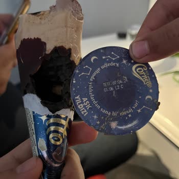 Algida Cornetto Aşk Yıldızı Dondurma Şikayet