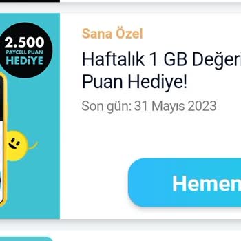 Paycell Size Özel Kampanyasının Hatası