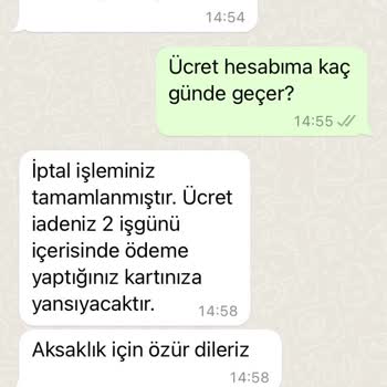 Evium.com Ücret İadesi Yapmıyor